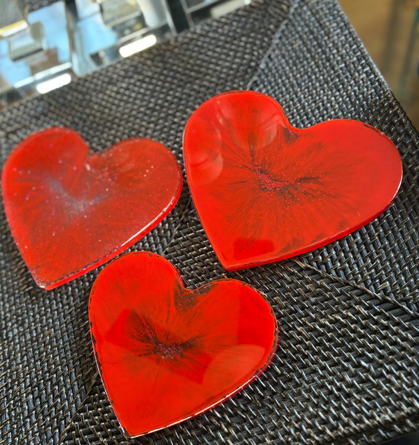 6in. resin heArt hot plate